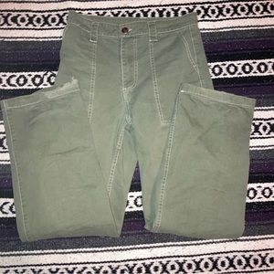Green Cargo Pants Baggy